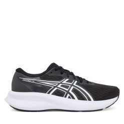 Buty do biegania Asics. Czarne obuwie sportowe Asics, bez zapięcia, do biegania. Za 299.99 zł.