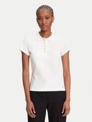 Tommy Hilfiger Polo Gold Button WW0WW45768 Écru Slim Fit. Koszulki polo TOMMY HILFIGER, s, bez wzorów, z bawełny, bez kołnierzyka, bez ramiączek. Za 429.99 zł.
