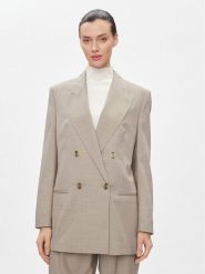 Boss Marynarka Jarmina 50505587 Beżowy Relaxed Fit. Brązowe marynarki i żakiety Boss, bez wzorów, z wełny. Za 1,149.00 zł.