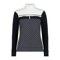 Polar softech z golfem dla kobiet CMP. Czarne golfy CMP, l, bez wzorów, z polaru, bez ramiączek. Za 347.00 zł.