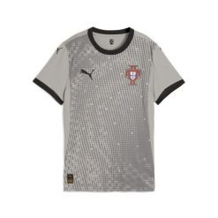 Damska koszulka bramkarska z krótkim rękawem Portugalia 2025 PUMA. Czarne bluzki Puma, l, bez wzorów, sportowe, bez kołnierzyka, bez ramiączek. Za 419.00 zł.