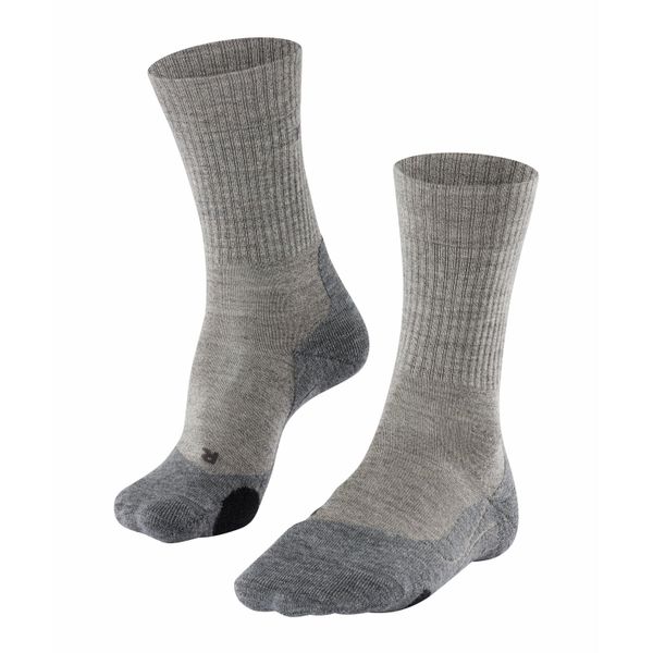 Skarpetki damskie Falke TK2 Wool. Brązowe skarpety Falke, bez wzorów, z materiału. Za 160.50 zł.