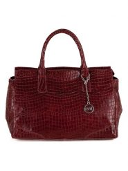 Mia Tomazzi Skórzana torebka "Pozzuoli" w kolorze czerwonym - 40 x 28 x 21 cm rozmiar: onesize. Czerwone torby na ramię Mia Tomazzi, bez wzorów, z materiału, przez ramię, bez dodatków. Za 321.45 zł.