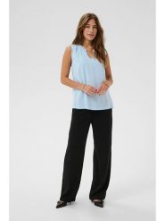 Cream Bluzka w kolorze błękitnym rozmiar: 46. Niebieskie bluzki Cream, bez wzorów, z wiskozy, bez kołnierzyka, bez ramiączek. Za 60.99 zł.