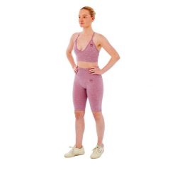 Damski zestaw sportowy Xtreme - krótkie legginsy + biustonosz sportowy - Różowy. Czerwone legginsy XTREME SOCKSWEAR, xl, bez wzorów, krótkie. Za 172.99 zł.