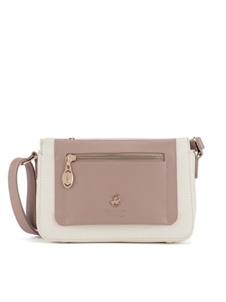 Beverly Hills Polo Club Torebka BHPC-C-001-07 Różowy. Czerwone listonoszki Beverly Hills Polo Club, bez wzorów, z tworzywa sztucznego, bez dodatków. Za 179.99 zł.