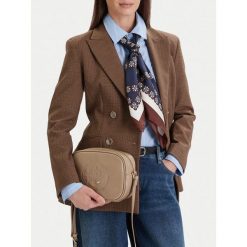 Torebka Beverly Hills Polo Club. Brązowe listonoszki Beverly Hills Polo Club, bez wzorów, bez dodatków. Za 149.99 zł.