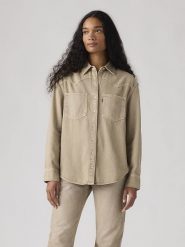 Levi's Koszula "Teodora" w kolorze beżowym rozmiar: M. Brązowe koszule Levi's®, m, bez wzorów, z bawełny, bez kołnierzyka, bez ramiączek. Za 175.31 zł.