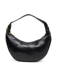 Calvin Klein Torebka Pinched Soft Crescent Sm LV04F3010G Czarny. Czarne torebki klasyczne Calvin Klein, bez wzorów, ze skóry, bez dodatków. Za 439.99 zł.
