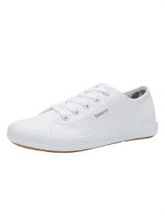 Kangaroos Sneakersy "K-VW Avril" w kolorze białym rozmiar: 42. Białe trampki KangaROOS, bez wzorów, z materiału, bez zapięcia. Za 101.45 zł.