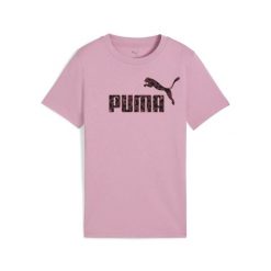 Młodzieżowa koszulka Essentials Graphic ze zwierzęcym wzorem PUMA Poised Pink. Czerwona bluzki Puma, m, bez wzorów, eleganckie, bez kołnierzyka, bez ramiączek. Za 109.00 zł.