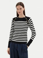 Motivi Bluzka M4286000723N Czarny Slim Fit. Czarne bluzki Motivi, m, bez wzorów, z syntetyku, bez kołnierzyka, bez ramiączek. Za 179.99 zł.