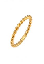 Nenalina Ladies Twisted Basic Plain Trend w srebrze 925 Sterling Silver Pierścionki 1 ct Damski. Szare pierścionki Nenalina, pozłacane. Za 203.99 zł.