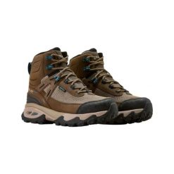 Damskie buty trekkingowe Ariat Traverse Mid. Brązowe trekkingi Ariat, z materiału, przed kolano, trekkingowe. Za 781.85 zł.