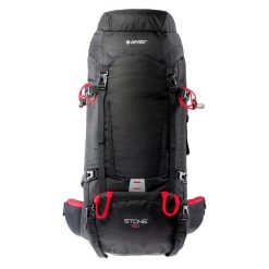 Plecak Turystyczny Dla Dorosłych Unisex Stone. Czarne plecaki Hi-tec, bez wzorów. Za 304.99 zł.