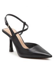 Aldo Sandały Brunette 16264510 Czarny. Czarne sandały Aldo, bez wzorów, ze skóry, bez obcasa, na szpilce, bez zapięcia. Za 399.99 zł.