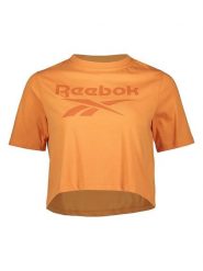 Reebok Koszulka w kolorze pomarańczowym rozmiar: S. Pomarańczowe bluzki Reebok, s, bez wzorów, bez kołnierzyka, bez ramiączek. Za 50.95 zł.