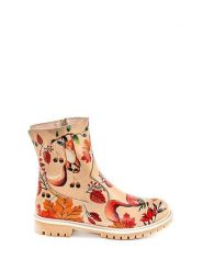 Streetfly Botki w kolorze beżowym ze wzorem rozmiar: 40. Brązowe botki Streetfly, bez wzorów, z materiału, bez obcasa, bez zapięcia. Za 178.79 zł.