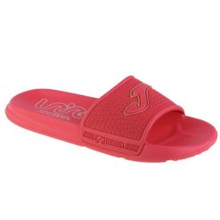Klapki damskie Joma SLALS2307. Czerwone klapki Joma, bez wzorów, z materiału, bez obcasa. Za 49.99 zł.