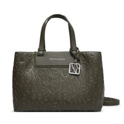 Torebka Armani Exchange. Zielone torebki klasyczne Armani Exchange, bez wzorów, bez dodatków. Za 669.99 zł.