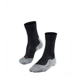 Skarpetki damskie Falke TK5. Czarne skarpety Falke, bez wzorów, z materiału. Za 160.00 zł.