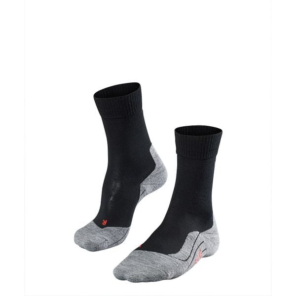 Skarpetki damskie Falke TK5. Czarne skarpety Falke, bez wzorów, z materiału. Za 150.00 zł.
