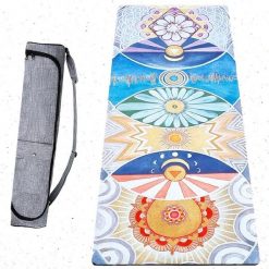 Mata do jogi Hi-tech 6mm +Wodoodporna torba, 3 materiały dla większej wygody4. Brązowe torby na ramię ACHAMANA, bez wzorów, z gumy, sportowe, na ramię, małe, zamszowe, bez dodatków. Za 486.00 zł.