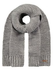 Barts Szal "Jasmin" w kolorze szarym rozmiar: onesize. Szare szaliki Barts, bez wzorów, z wełny. Za 83.03 zł.