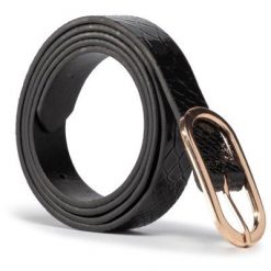 ACCCESSORIES 1W2-013-AW20 Czarny. Czarne paski ACCCESSORIES, bez wzorów, ze skóry ekologicznej. Za 19.99 zł.