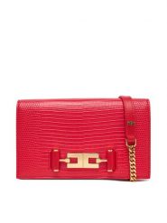 Elisabetta Franchi Torebka BS-08A-66E2-V320 Czerwony. Czerwone kopertówki Elisabetta Franchi, bez wzorów, ze skóry, bez dodatków. Za 1,369.00 zł.