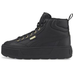 Trampki Puma Karmen Mid, Kobiety. Czarne obuwie sportowe Puma, z gumy, bez zapięcia. Za 411.00 zł.