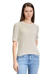 BETTY & CO Sweter w kolorze beżowym rozmiar: S. Brązowe swetry Betty & Co, s, bez wzorów, bez ramiączek. Za 98.95 zł.