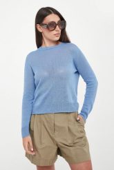 Sweter damski lniany Atzeco WEEKEND MAX MARA. Swetry Weekend Max Mara, s, bez wzorów, ze lnu, bez ramiączek. Za 999.00 zł.