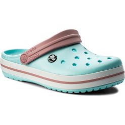 Klapki CROCS - Crocband 11016 Ice Blue/White. Niebieskie klapki Crocs, bez wzorów, z tworzywa sztucznego, bez obcasa. W wyprzedaży za 159.00 zł.