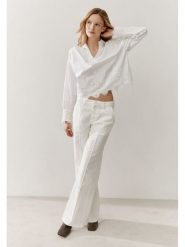 More & More Bluzka w kolorze białym rozmiar: 46. Białe bluzki More & More, bez wzorów, z koronki, bez kołnierzyka, bez ramiączek. Za 166.88 zł.