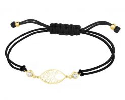 Bransoletka z cyrkoniami i elementami z żółtego złota. Żółte bransoletki Apart, z cyrkonią, złote. Za 999.00 zł.