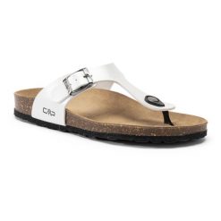 Japonki damskie CMP ECO MYMOSA. Białe klapki CMP, bez wzorów, bez obcasa. Za 149.99 zł.