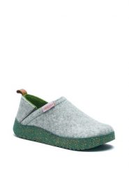 Comfortfusse Kapcie w kolorze miętowym rozmiar: 41. Zielone obuwie domowe Comfortfüße, bez wzorów, z materiału, bez zapięcia. Za 260.99 zł.