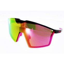 Okulary rowerowe Julbo Edge - czarno różowy | Spectron cat 3. Czarne okulary przeciwsłoneczne JULBO, bez wzorów, sportowe. Za 650.00 zł.