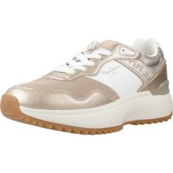 Buty PEPE JEANS KIMI MESH W Złoty. Żółte trekkingi Pepe Jeans, z jeansu, trekkingowe. Za 403.58 zł.
