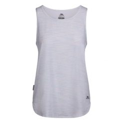 Podkoszulek Damski Kannal Active Tank Top. Białe topy Trespass, xs, bez wzorów, bez kołnierzyka, bez ramiączek. Za 89.99 zł.