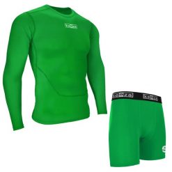 Komplet termoaktywny Keeza z długim rękawem. Zielone bielizna sportowa KEEZA, xl, bez wzorów. Za 123.00 zł.