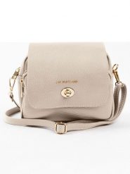 Lia Biassoni Skórzana torebka "Raganello" w kolorze beżowym - 23 x 20 x 9 cm rozmiar: onesize. Brązowe torby na ramię Lia Biassoni, bez wzorów, z materiału, na ramię, bez dodatków. Za 252.99 zł.