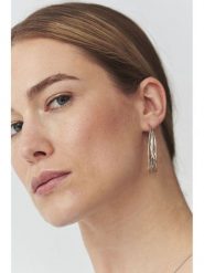 TATUUM Kolczyki-kreole "Snaky" rozmiar: onesize. Szare kolczyki Tatuum, srebrne. Za 73.93 zł.