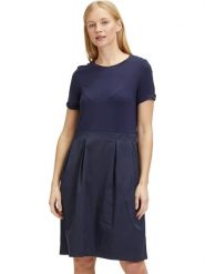 Vera Mont Sukienka w kolorze granatowym rozmiar: 44. Niebieskie sukienki Vera Mont, bez wzorów, bez kołnierzyka, bez ramiączek, midi. Za 173.99 zł.