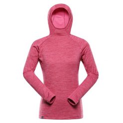 Damski jersey Alpine Pro Rolta. Czerwone bielizna sportowa Alpine Pro, bez wzorów, z jersey. Za 286.90 zł.