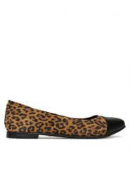 Lasocki Baleriny RST-ERICA-57 Beżowy. Brązowe baleriny Lasocki, bez wzorów, ze skóry, bez obcasa. Za 149.99 zł.