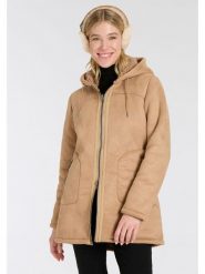 G.I.G.A. DX by KILLTEC Dwustronna parka w kolorze beżowym rozmiar: 48. Brązowe parki G.I.G.A. DX by KILLTEC, z polaru, bez kaptura. Za 260.99 zł.