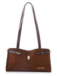 Lucky Bees Torebka "Maya" w kolorze brązowym - 30 x 15 x 11 cm rozmiar: onesize. Brązowe torby na ramię Lucky Bees, bez wzorów, z materiału, na ramię, bez dodatków. Za 69.99 zł.