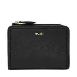 Portfel BOSS. Czarne portfele Boss, bez wzorów. Za 449.99 zł.